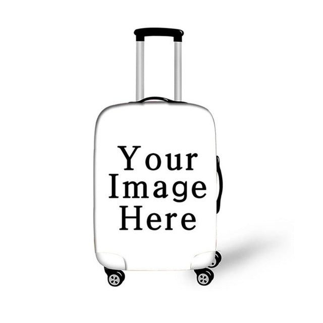 Geometric Travel Bag Cover Dust-proof Suitcase Protective Cover Pink Trolly Luggage Case Protector Portable Travel Accessories